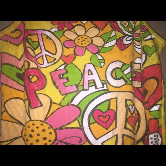 🛍🌟 Ombré Yellow and Orange Arizona Peace Tee🌟 - Picture 4 of 4
